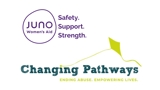 Image of Juno and Changing Pathways logos