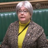 Marion Fellows MP questioning the Justice Secretary
