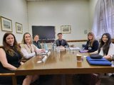 Photo of civil society staff meeting Council of Europe rapporteur